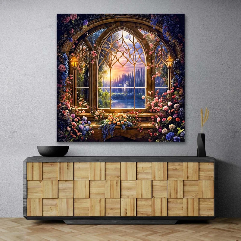 5D Diamond Painting – Blumentraum