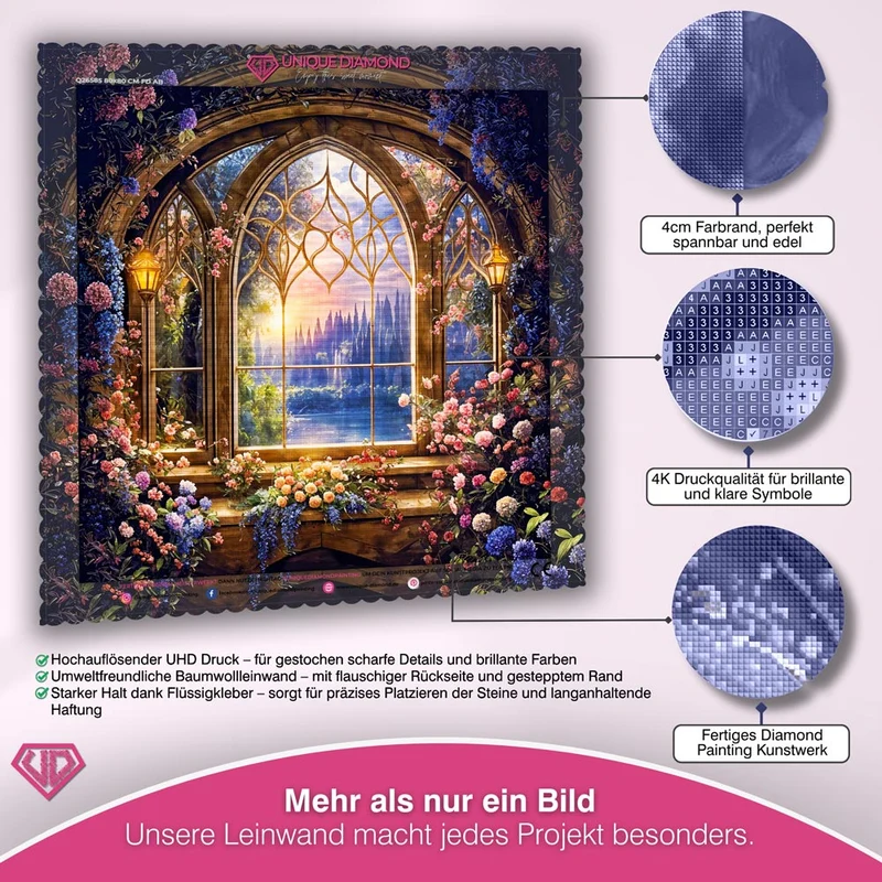 5D Diamond Painting – Blumentraum