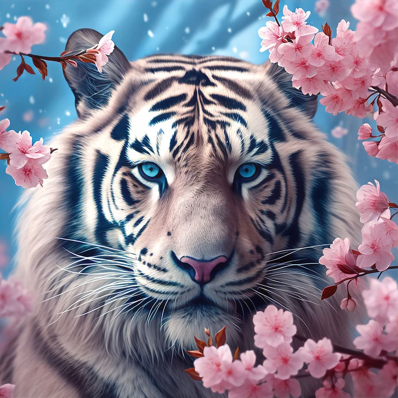 5D Diamond Painting – Tiger