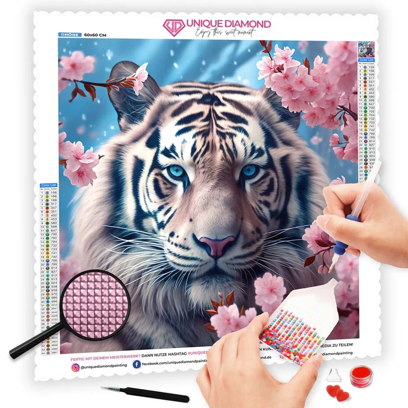 5D Diamond Painting – Tiger