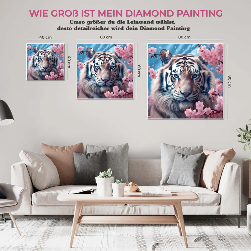5D Diamond Painting – Tiger