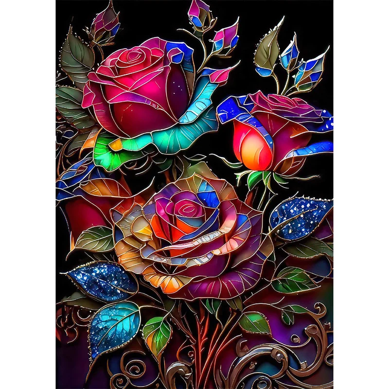5D Diamond Painting – Beautiful Roses