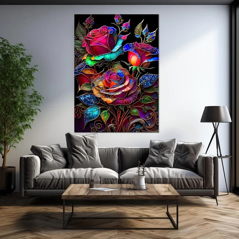 5D Diamond Painting – Beautiful Roses