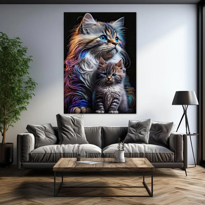 5D Diamond Painting – Cats