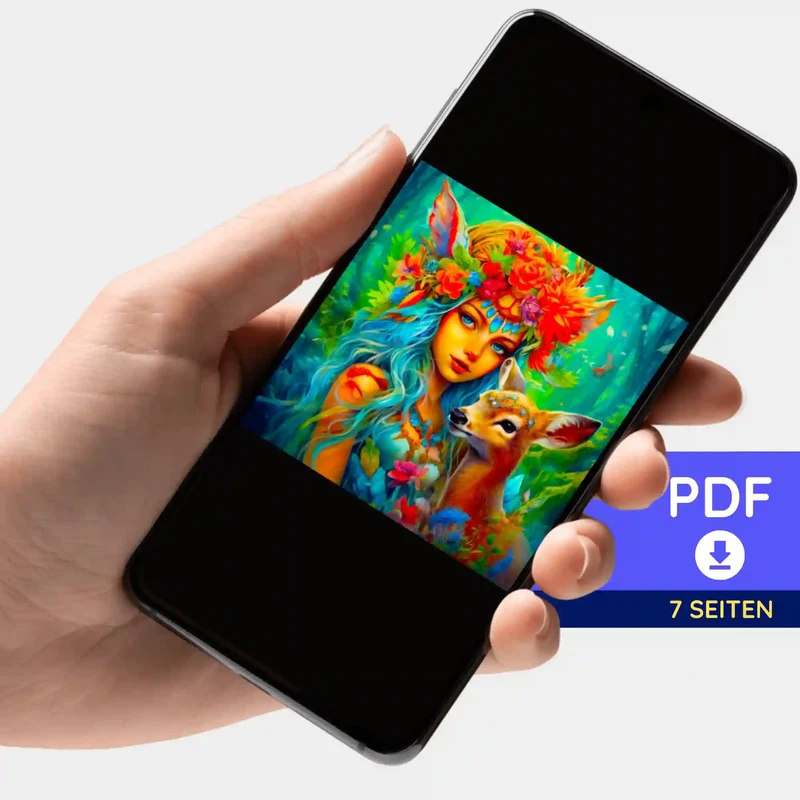Digitale Bildmappe - Waldmädchen