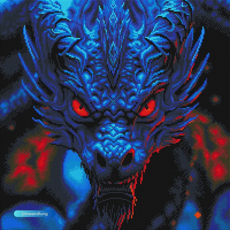 Diamond Painting - Red Eyes Dragon