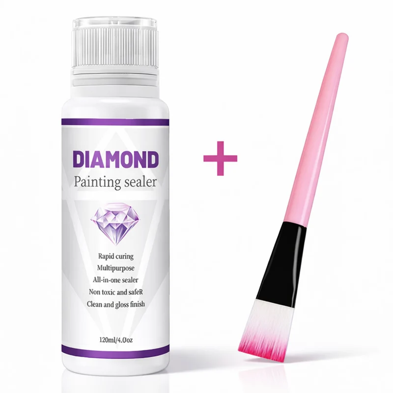 Diamond Painting Hochglanz Versiegelung
