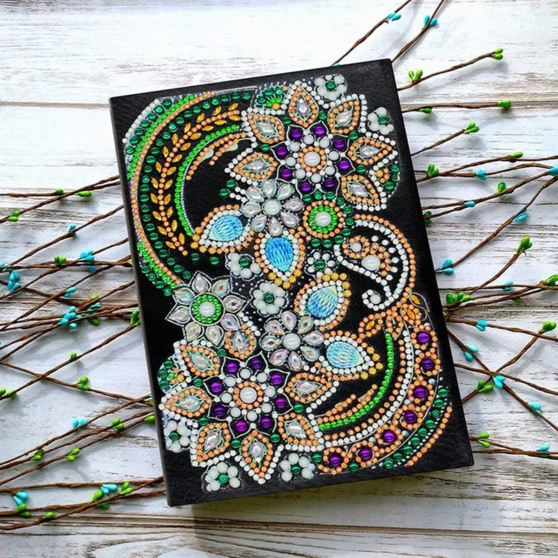 Diamond Painting Notizbuch Blumen