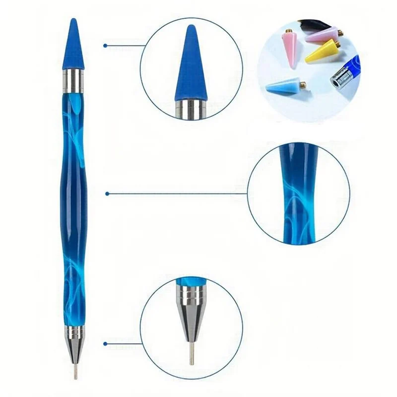 Diamond Painting Ergonomischer Stift für AB Steine in 6 Farben