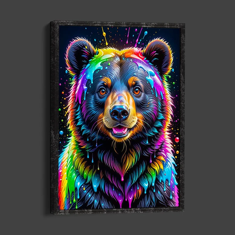 5D Diamond Painting – Rainbow Bear