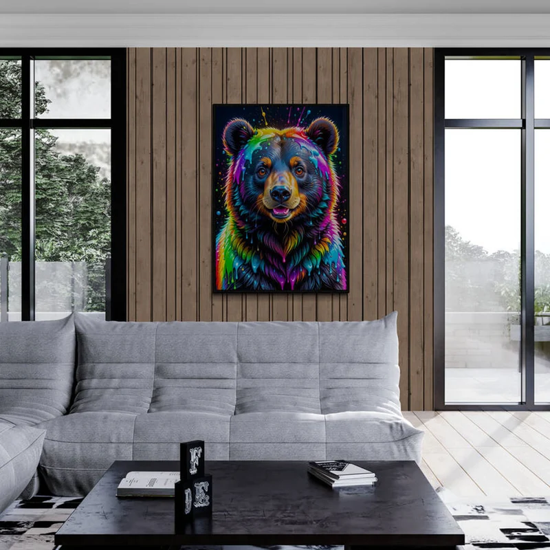 5D Diamond Painting – Rainbow Bear
