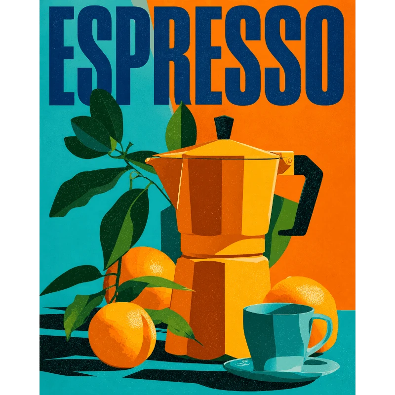 Erfrischender Espresso