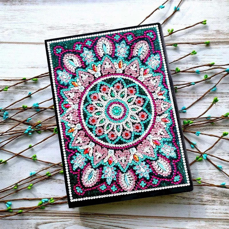 Diamond Painting Notizbuch Mandala