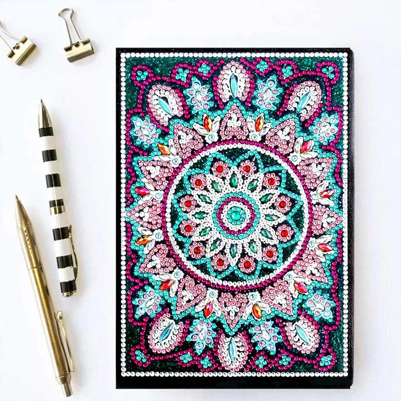Diamond Painting Notizbuch Mandala