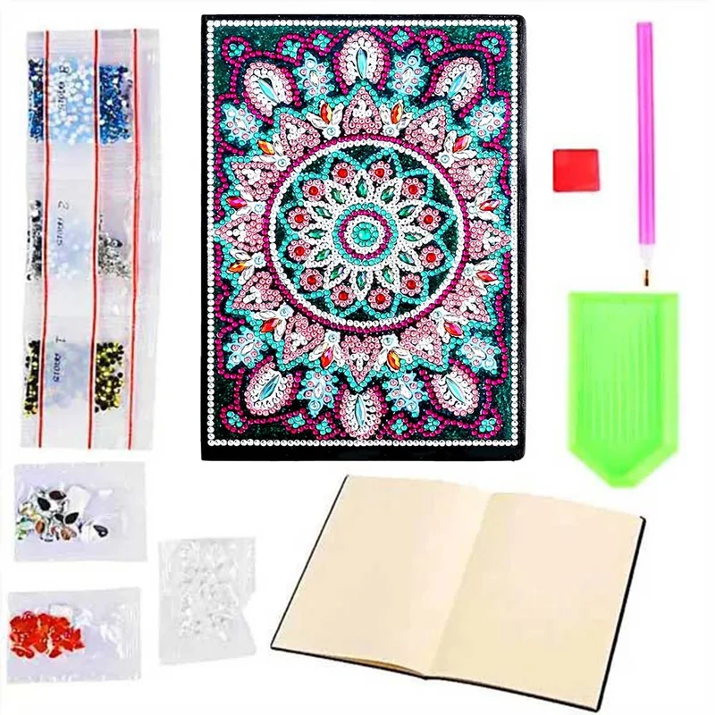 Diamond Painting Notizbuch Mandala