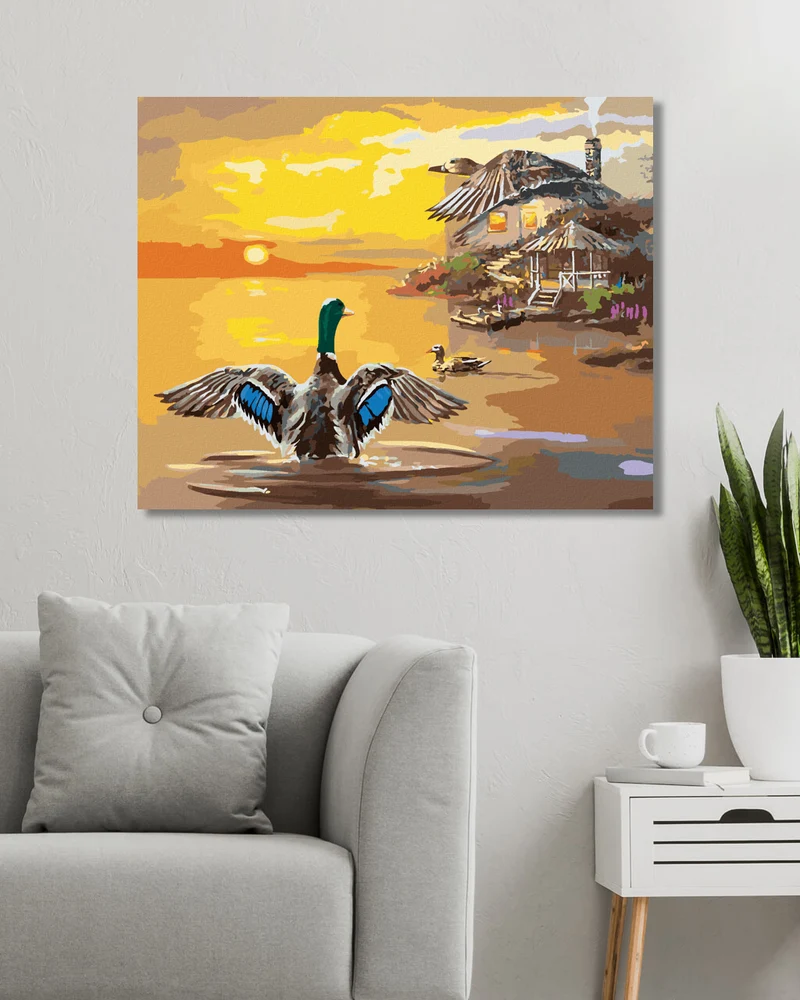 Diamond painting - ENTE IM SEE (D. RUSTY RUST)