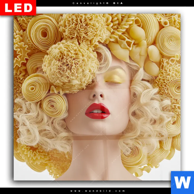 Wechselmotiv Acrylglas Canvalight® DIA | Pasta Queen | Quadrat