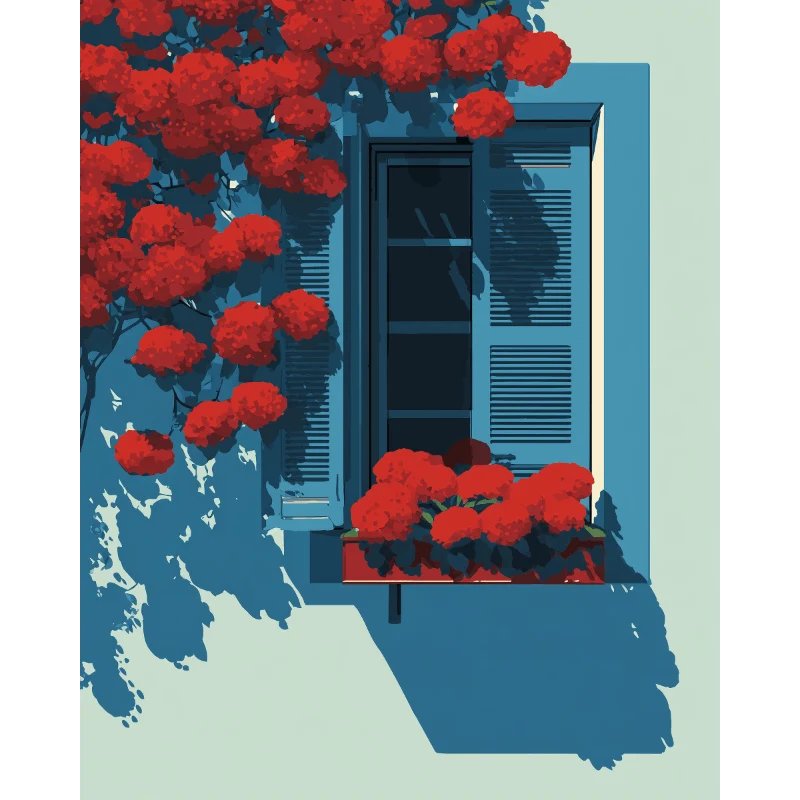 Rote Bougainvillea
