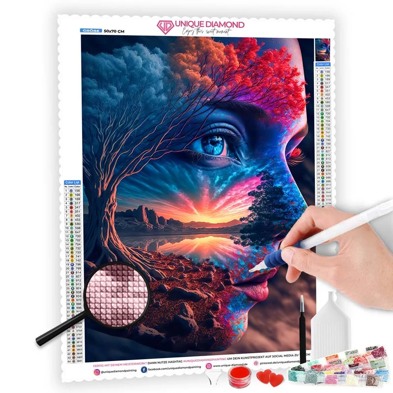5D Diamond Painting – Mutter Natur