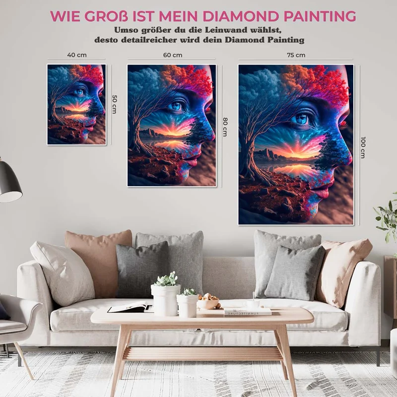 5D Diamond Painting – Mutter Natur
