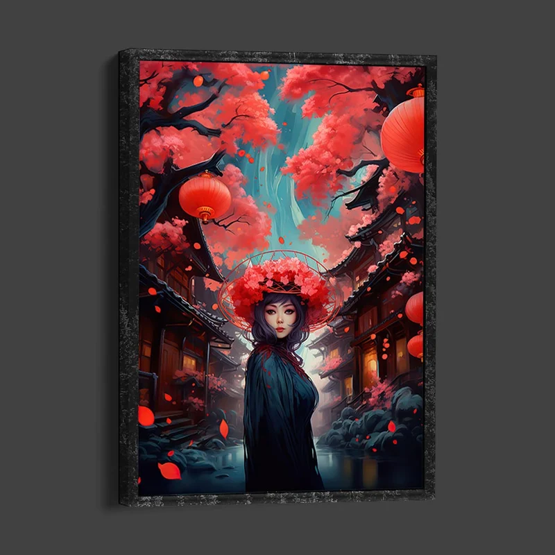 5D Diamond Painting – Geisha