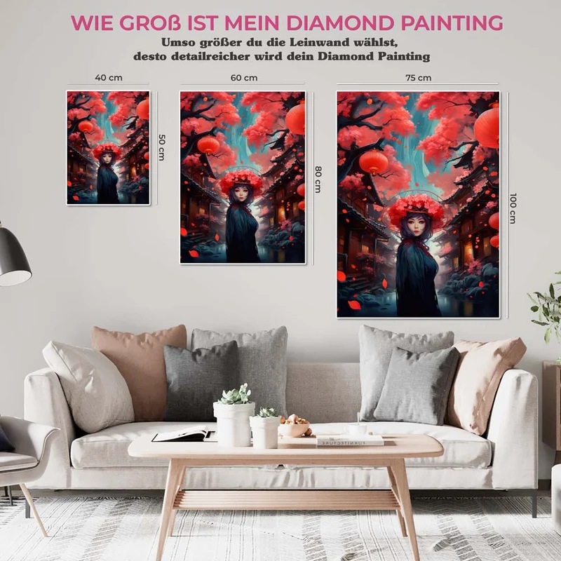 5D Diamond Painting – Geisha