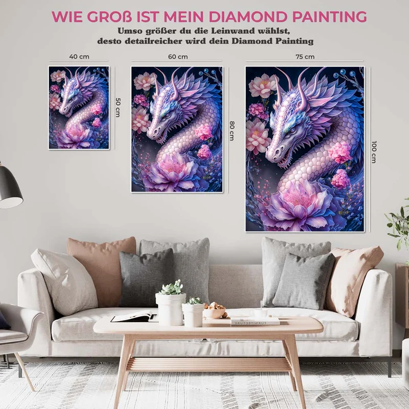 5D Diamond Painting – Dragon