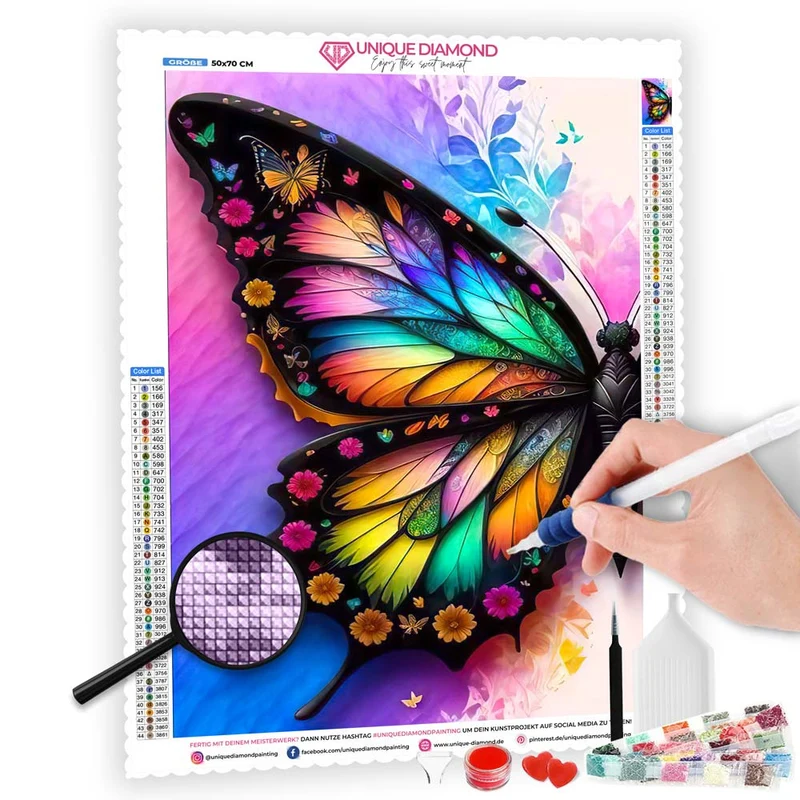 5D Diamond Painting – Butterfly