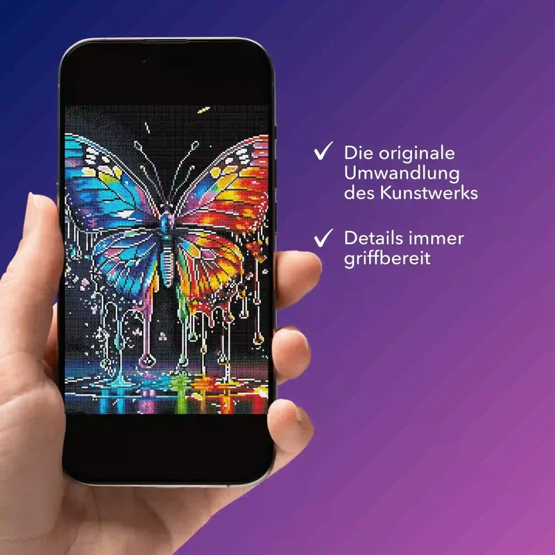 Digitale Bildmappe - Waterdrop Butterfly