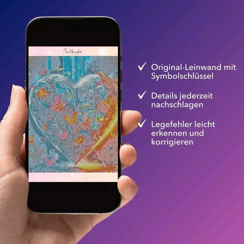 Digitale Bildmappe - Schmetterlingsherz
