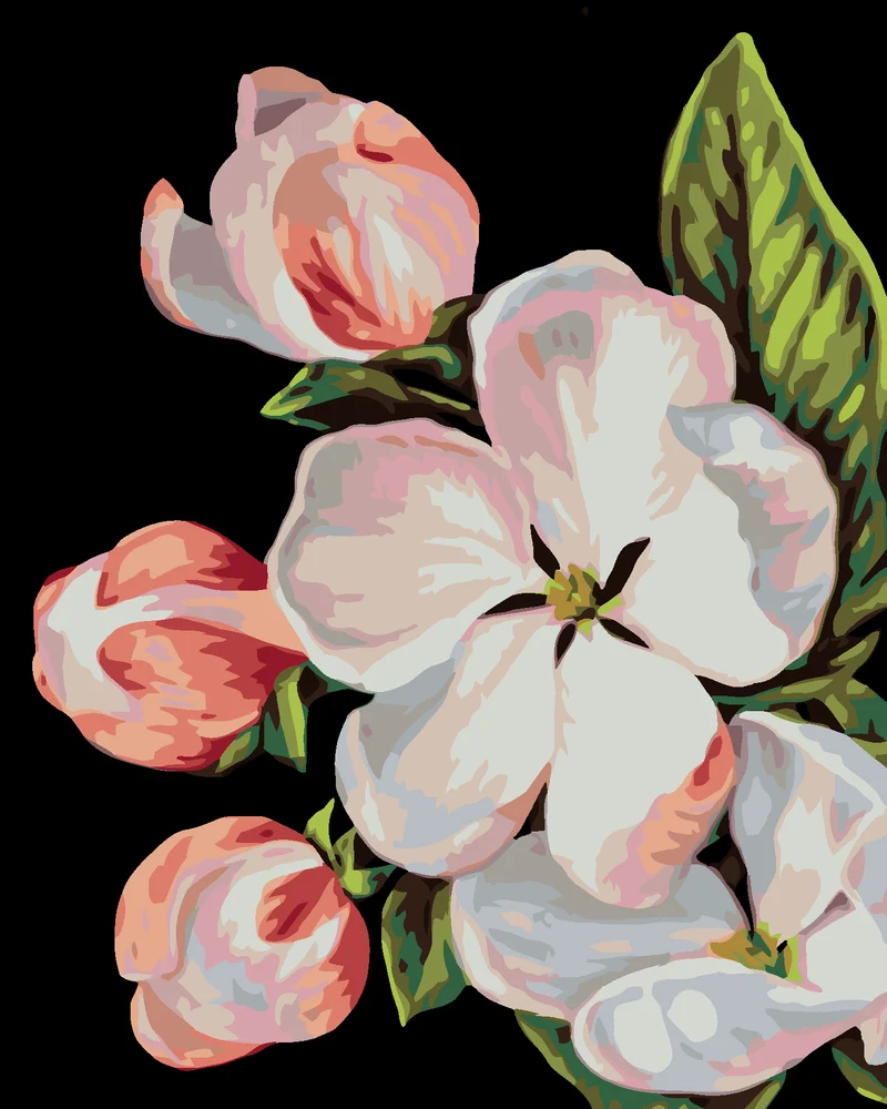 Diamond painting - APFELBLÜTE (MYROSLAVA VOLOSCHUK)