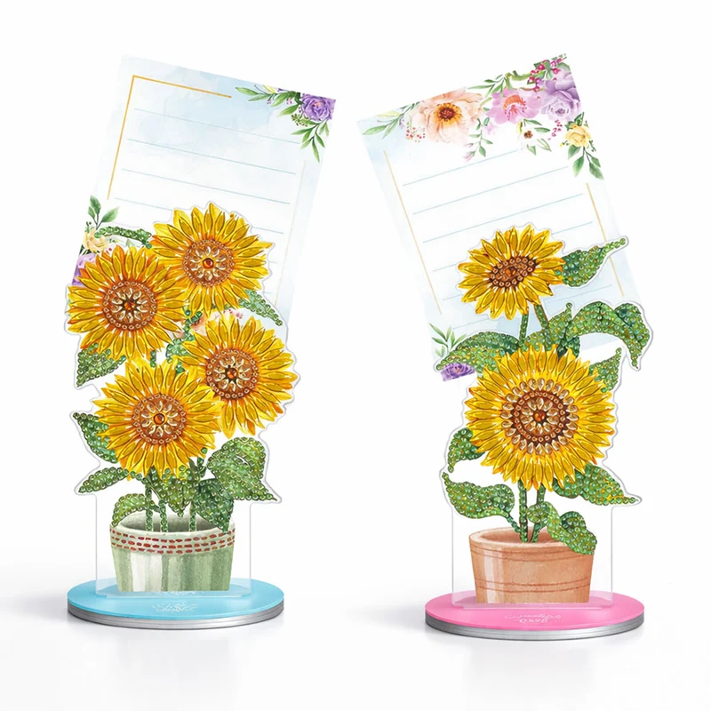 Diamond Painting Notizhalter Sonnenblumen 2 Stück Set