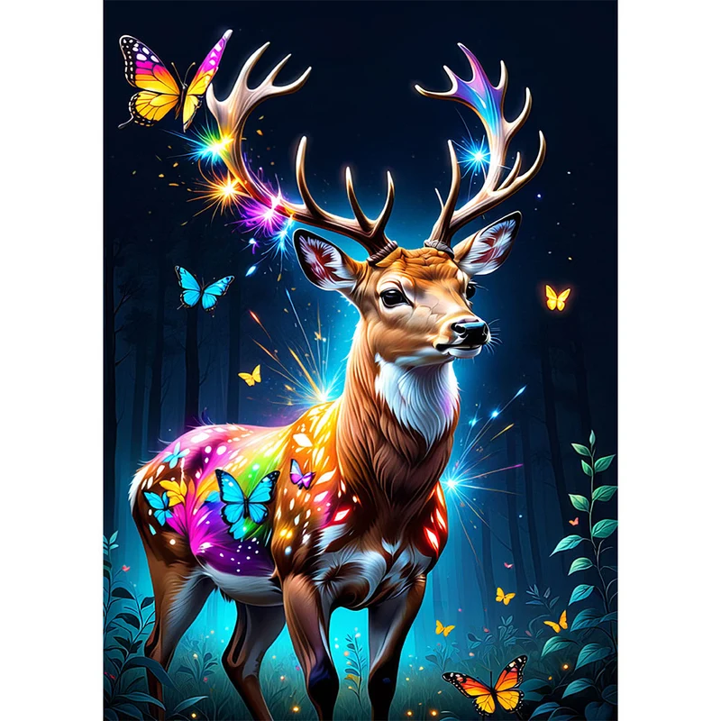 5D Diamond Painting – Magic Deer