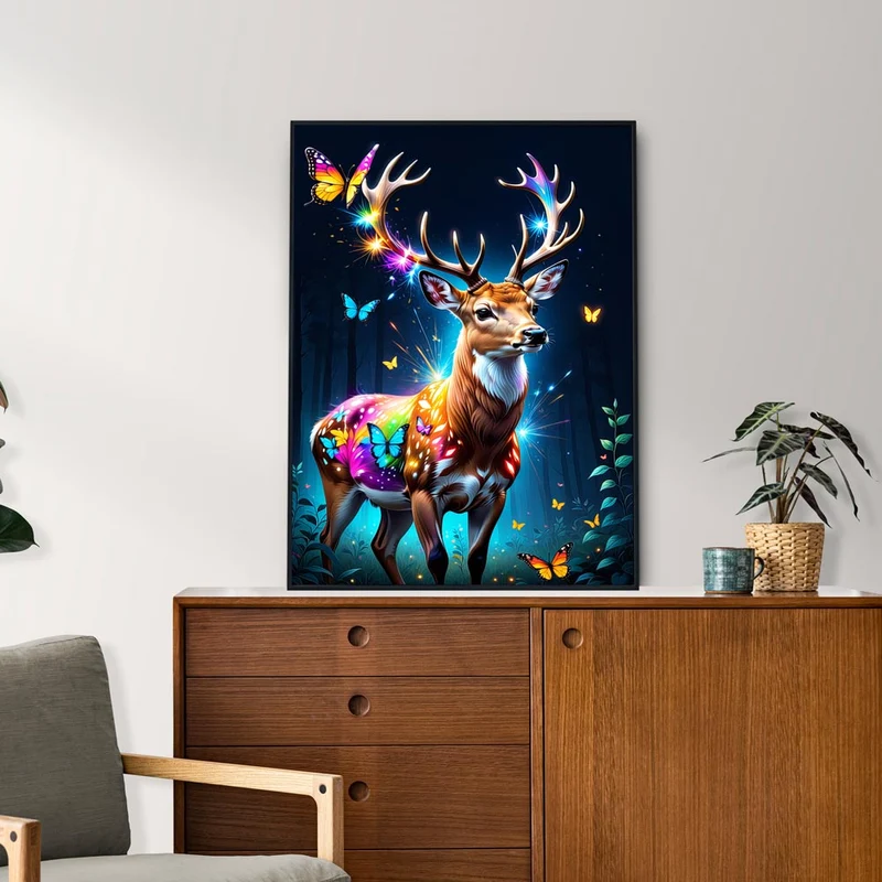 5D Diamond Painting – Magic Deer