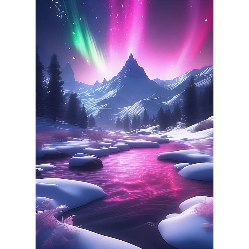 5D Diamond Painting – Traumhafte Aurora