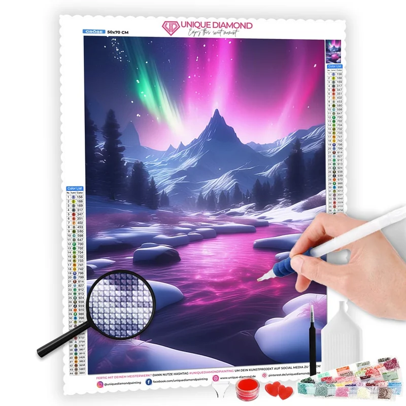 5D Diamond Painting – Traumhafte Aurora