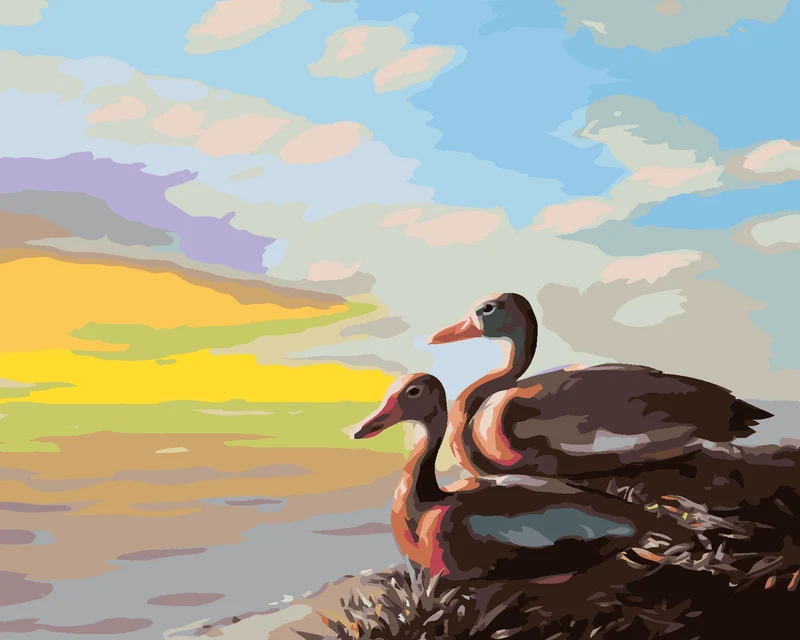 Diamond painting - ENTEN (D. RUSTY RUST)