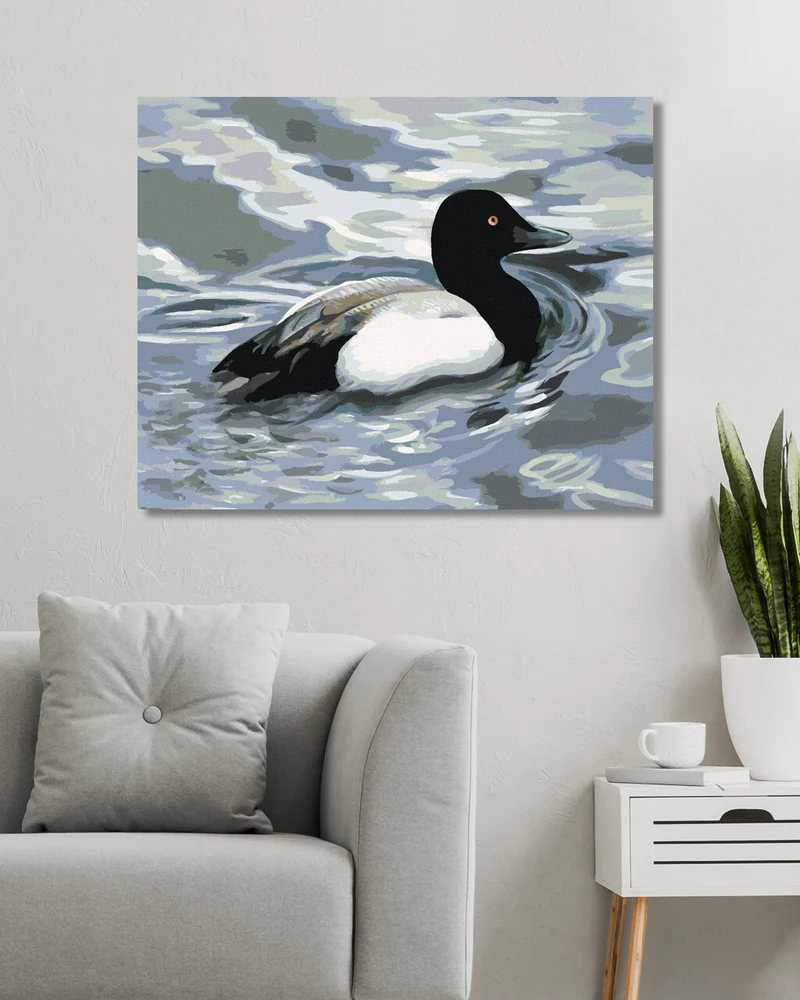 Diamond painting - ENTE AUF DEM WASSER (D. RUSTY RUST)