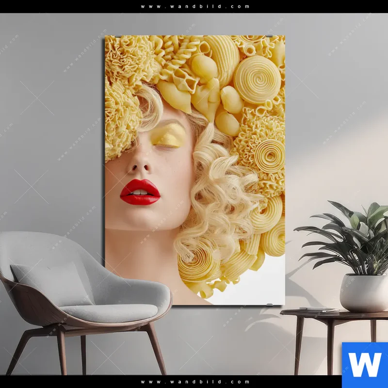 Alu-Dibond Bild | Pasta Queen | Hochformat