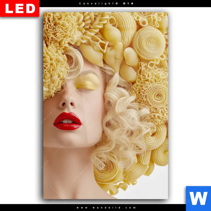 Wechselmotiv Acrylglas Canvalight® DIA | Pasta Queen | Hochformat