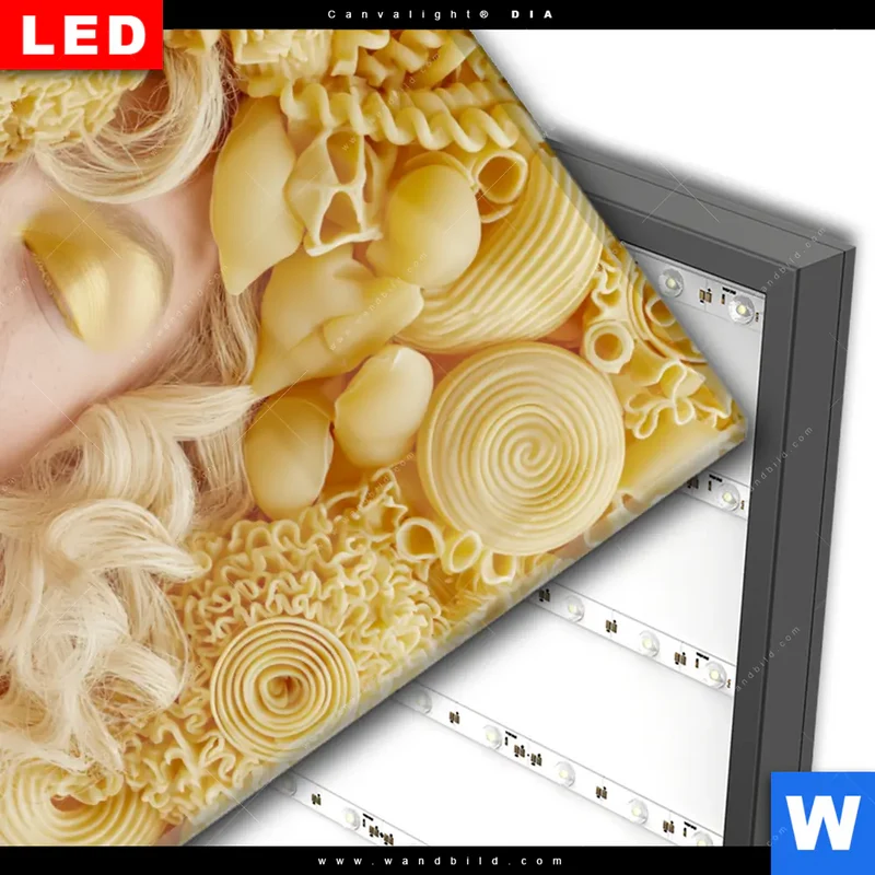 Wechselmotiv Acrylglas Canvalight® DIA | Pasta Queen | Hochformat