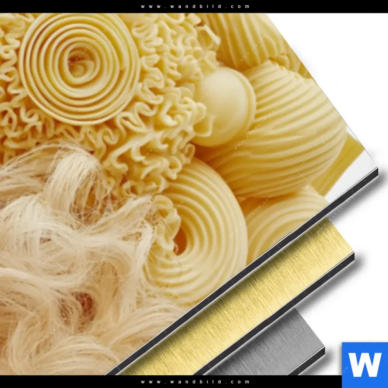 Aluminiumbild gebürstet | Pasta Queen | Panorama
