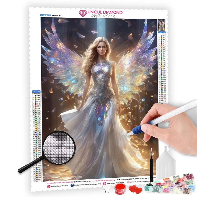 5D Diamond Painting – Crystal Angel
