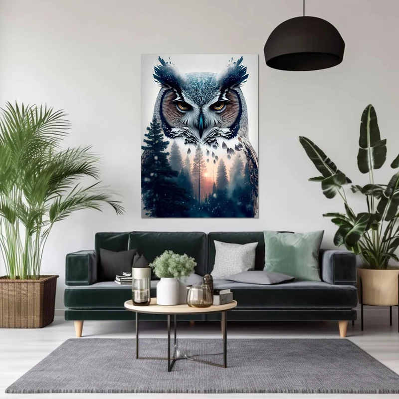 5D Diamond Painting – Natur Eule