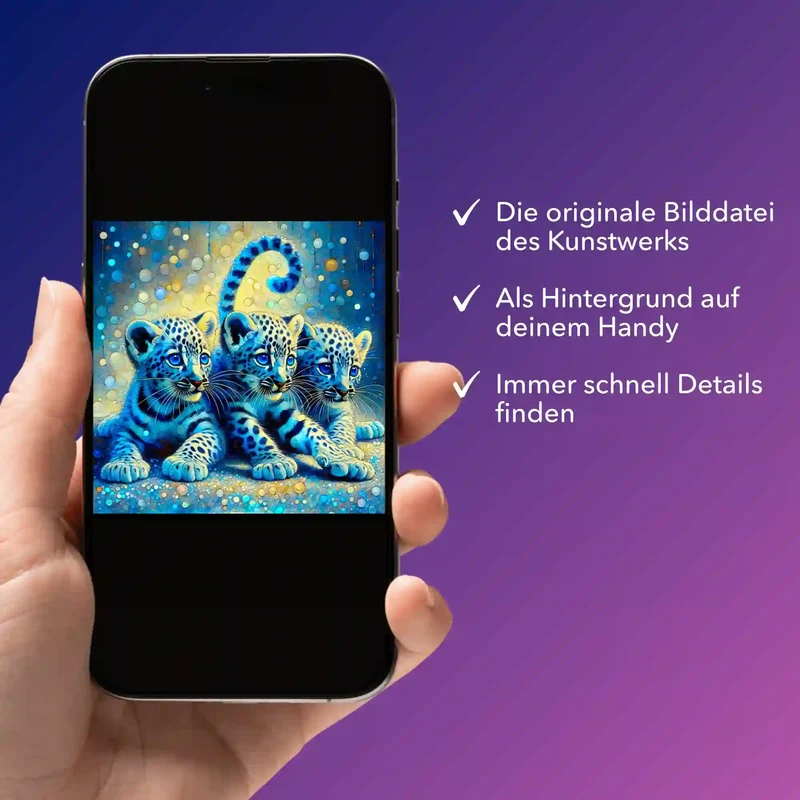 Digitale Bildmappe - Leopardenbabys