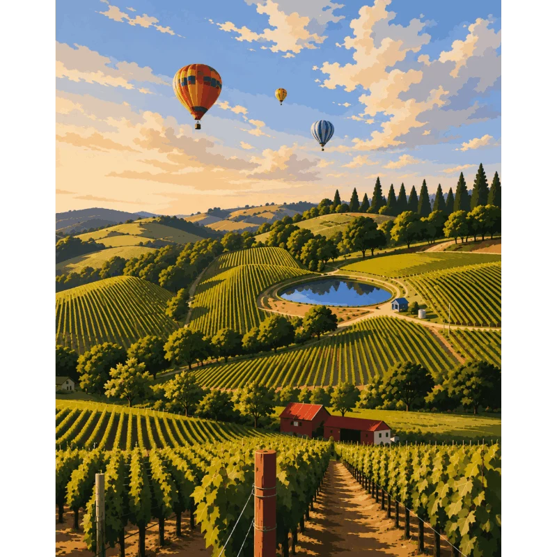 Napa von oben