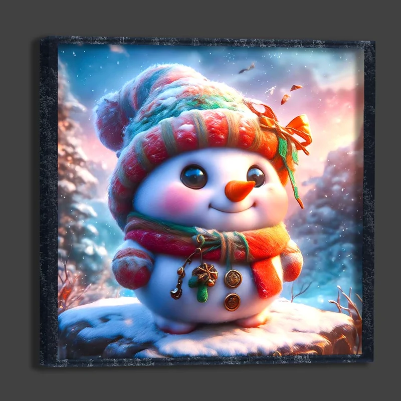 5D Diamond Painting – Little Snowman
