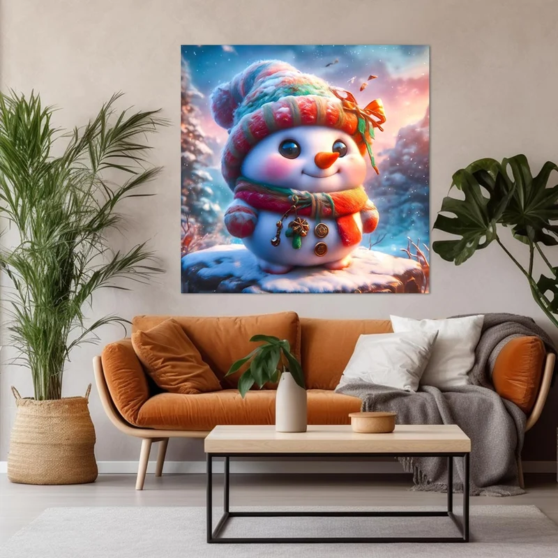 5D Diamond Painting – Little Snowman