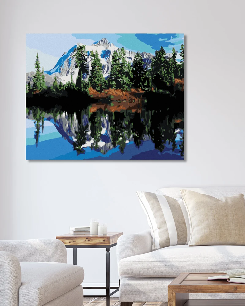 Diamond painting - SEE, BÄUME UND BERGE