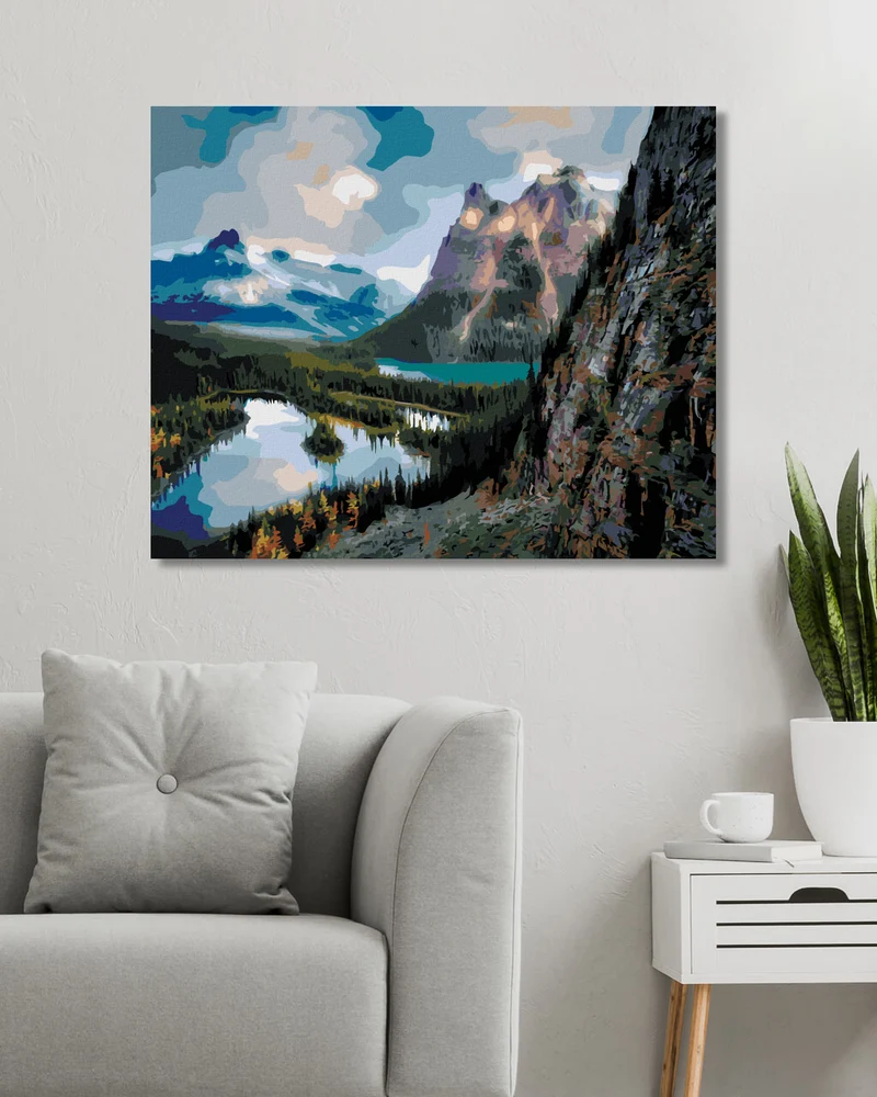 Diamond painting - SEEN IN BERGLANDSCHAFTEN (DENNIS FRATES)